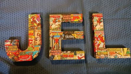 Marvel Letters 5 Each