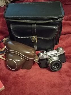 ZEISS IKON SUPER CONTAFLEX BC W/ CASE, FLASH, AC POWER AND MORE