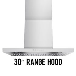 🔥 New MODERN 30” STAINLESS RANGE HOOD – 900 CFM  Kitchen Range hood Chimney style Modern look
