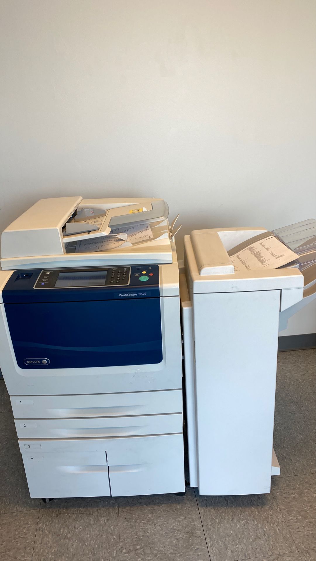 Xerox workcentre 5845 Black and white printer copier scan
