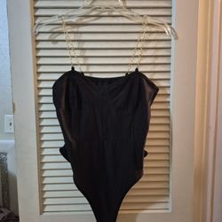 Chain Strap Bodysuit 