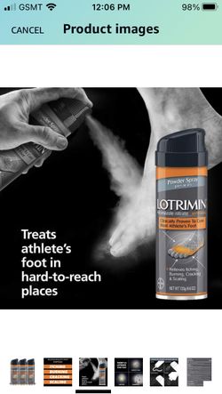Lotrimin AF Athlete's Foot Powder Spray, 