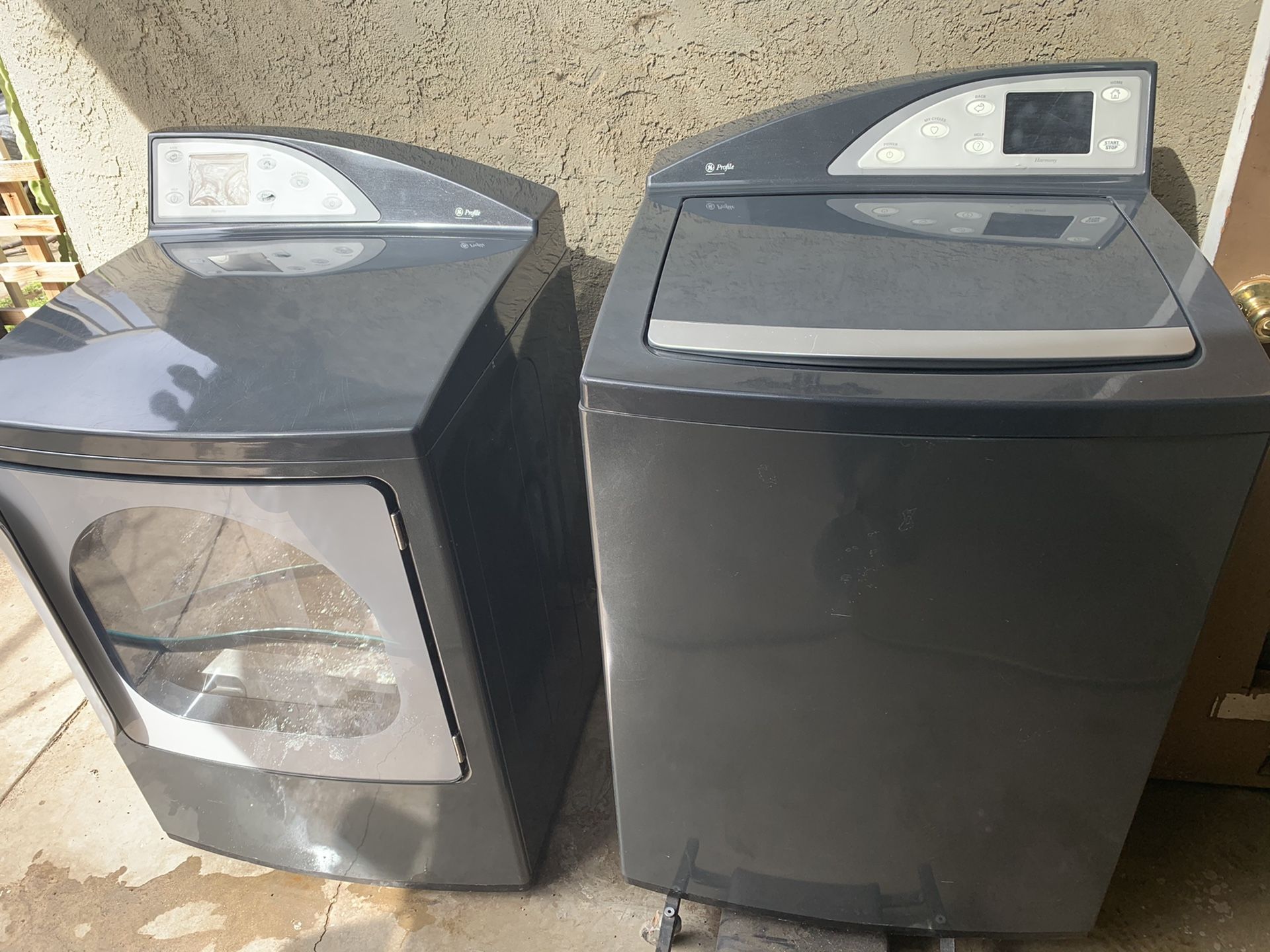 GE Profile Harmony Washer and Electric Dryer