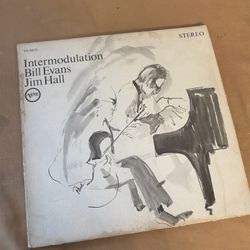 BILL EVANS / Jim Hall - Intermodulation LP w/ INNER 1966 Verve V-8655 Vinyl