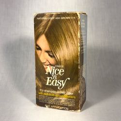 Vintage box of Clairol Nice 'n Easy Hair Color Kit