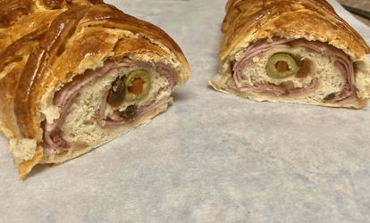 Delicious Ham bread for christmas