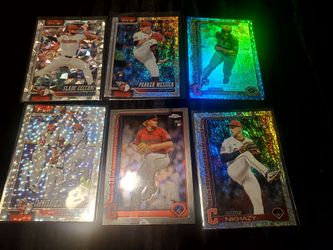 Cleveland Guardians Topps Chrome Refractor RC Card Lot