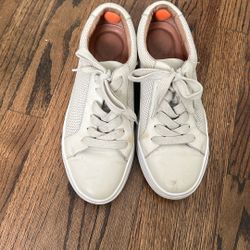 Women Beige Leather Shoes Size 9 By Kenneth Cole 