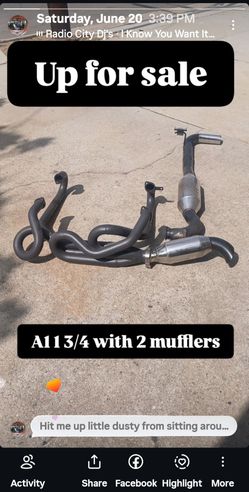 A1 sidewinder with 2 mufflers