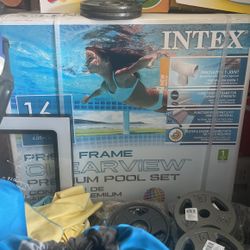 Intex 16ft prism frame Clearview Premium Swimming Pool 