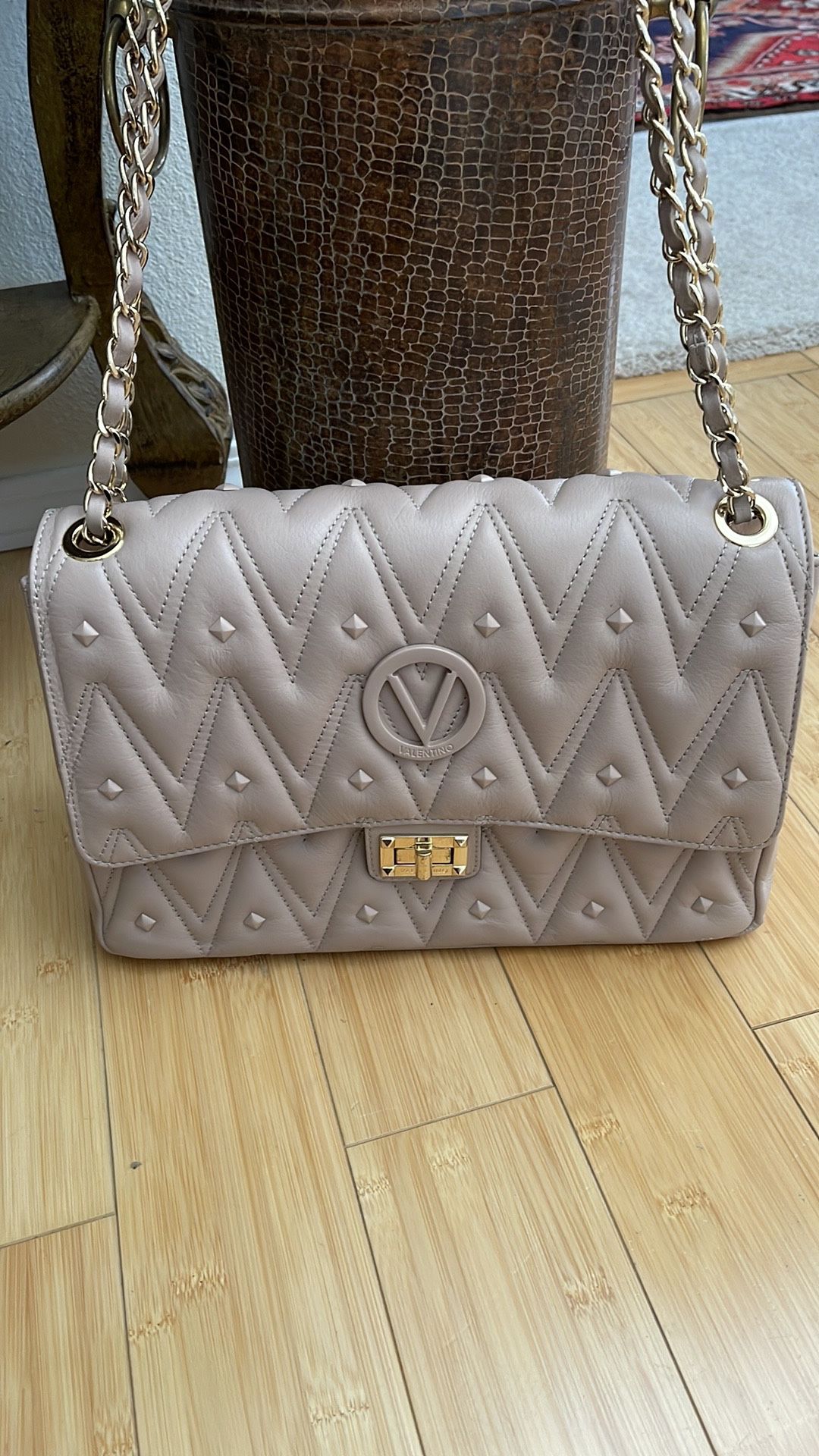 Women Mario By Valentino Large Shoulder Bag Purse Excellent Condition