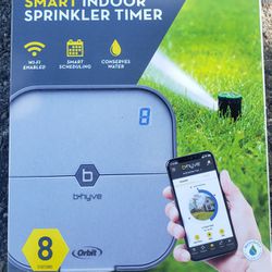 NEW Orbit 57925 B-hyve 8-Zone Smart Indoor Sprinkler Controller