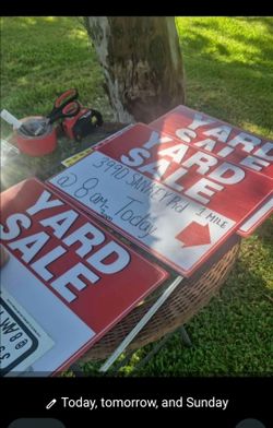 Yard sale