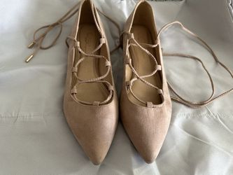 Suede Pointed Flats