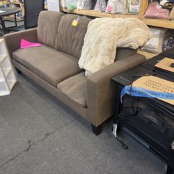Brown Small Sofa 