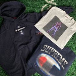 Supreme Cross Logo Hoodie