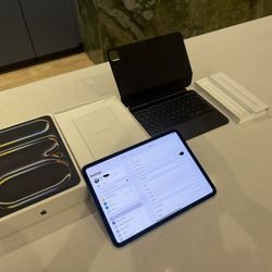 🔥 Apple iPad Pro 11” M4 (256GB) + Magic Keyboard + Apple Pencil – FULL PRO BUNDLE 🔥