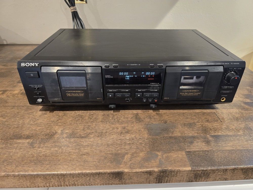 Sony Cassette Deck (For Parts Or Repair)