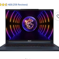 MSI - Stealth 16" 144hz FHD+ Gaming Laptop 