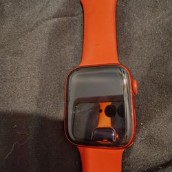 Red Apple Watch 
