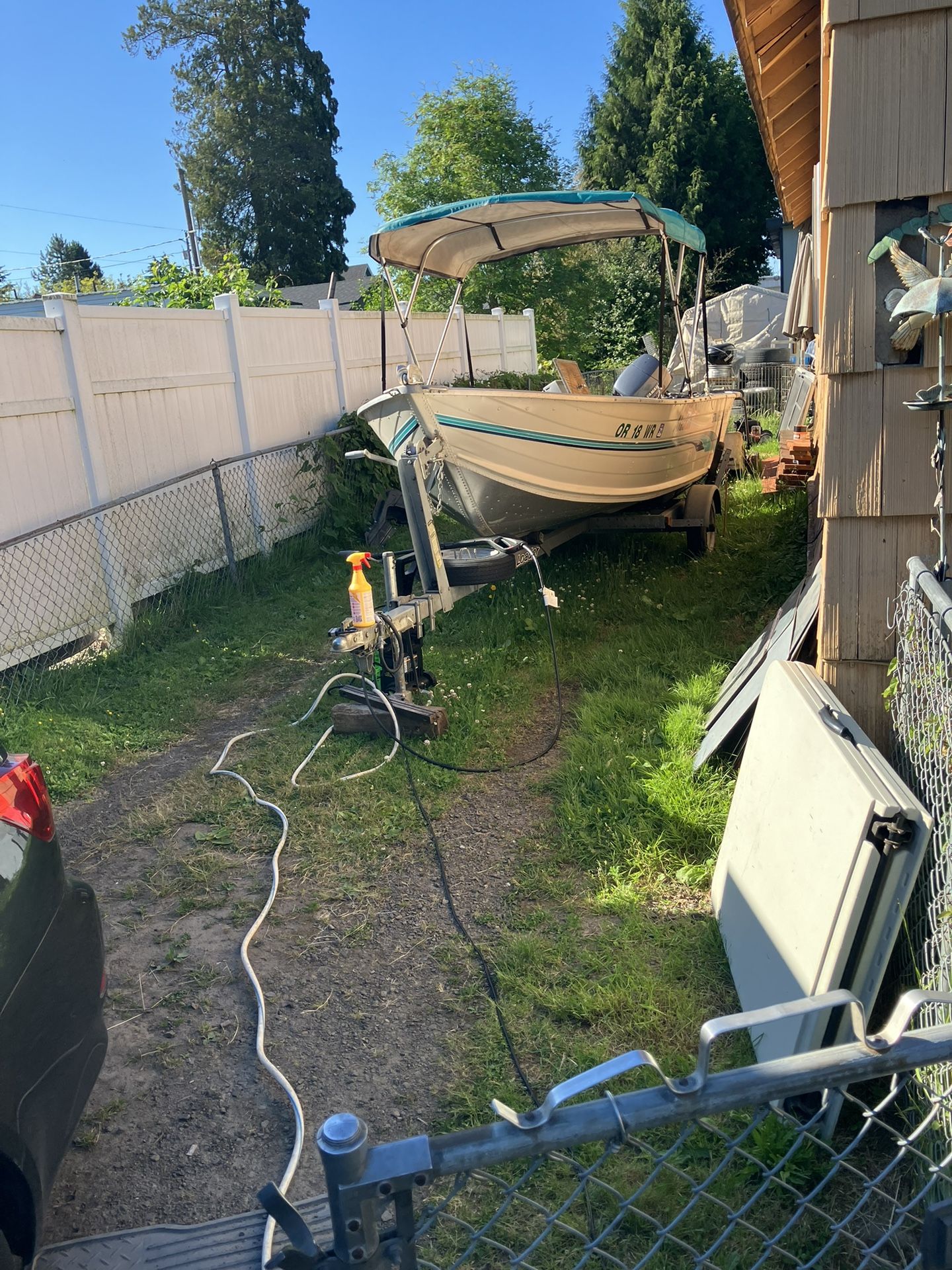 Fishing Boat And Trailer