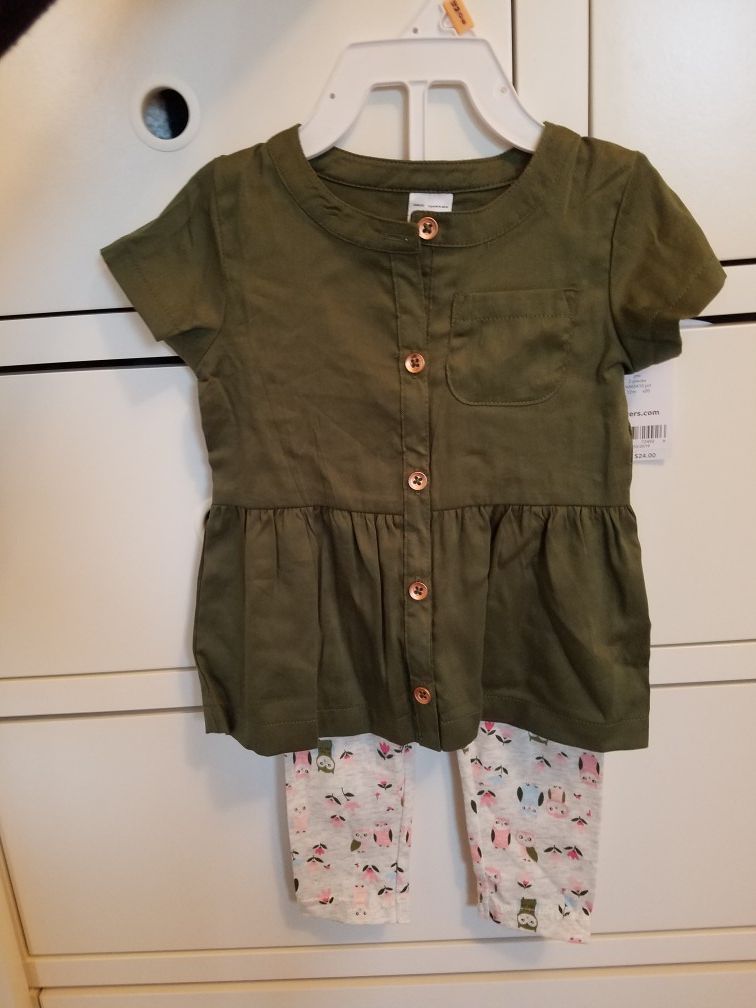 Carter's Baby girl set 12m