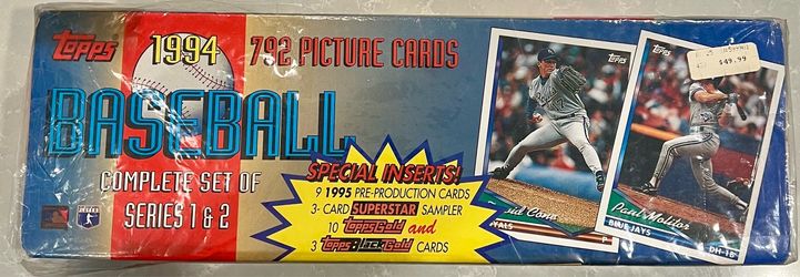 1994 TOPPS BASEBALL CARDS COMPLETE SET - UNOPENED BOX