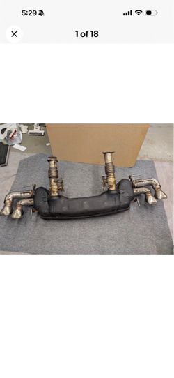 Chevy corvette C 8 exaust pipe.