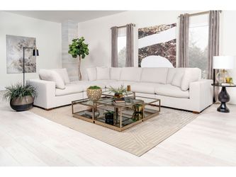Lakeview Ivory 6-piece Modular Sectional Sofa