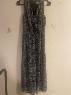 LOFT Floral jumpsuit