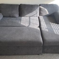 L Shaped Convertible Sleeper Sectional Sofa Couch