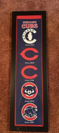 Chicago Cubs Historical Patches Wall Decor