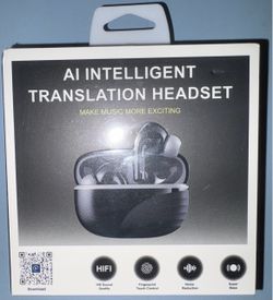 AI Intelligent Translation Headset Earbuds