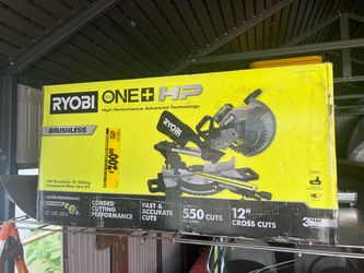 Ryobi 18V ONE+ HP 10" Sliding Compound Miter Saw Kit