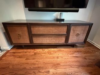 Mid-Century Modern Style Wood Credenza / TV Console/Sideboard from Traditionalist