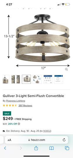 Gulliver 3 Light Lamp