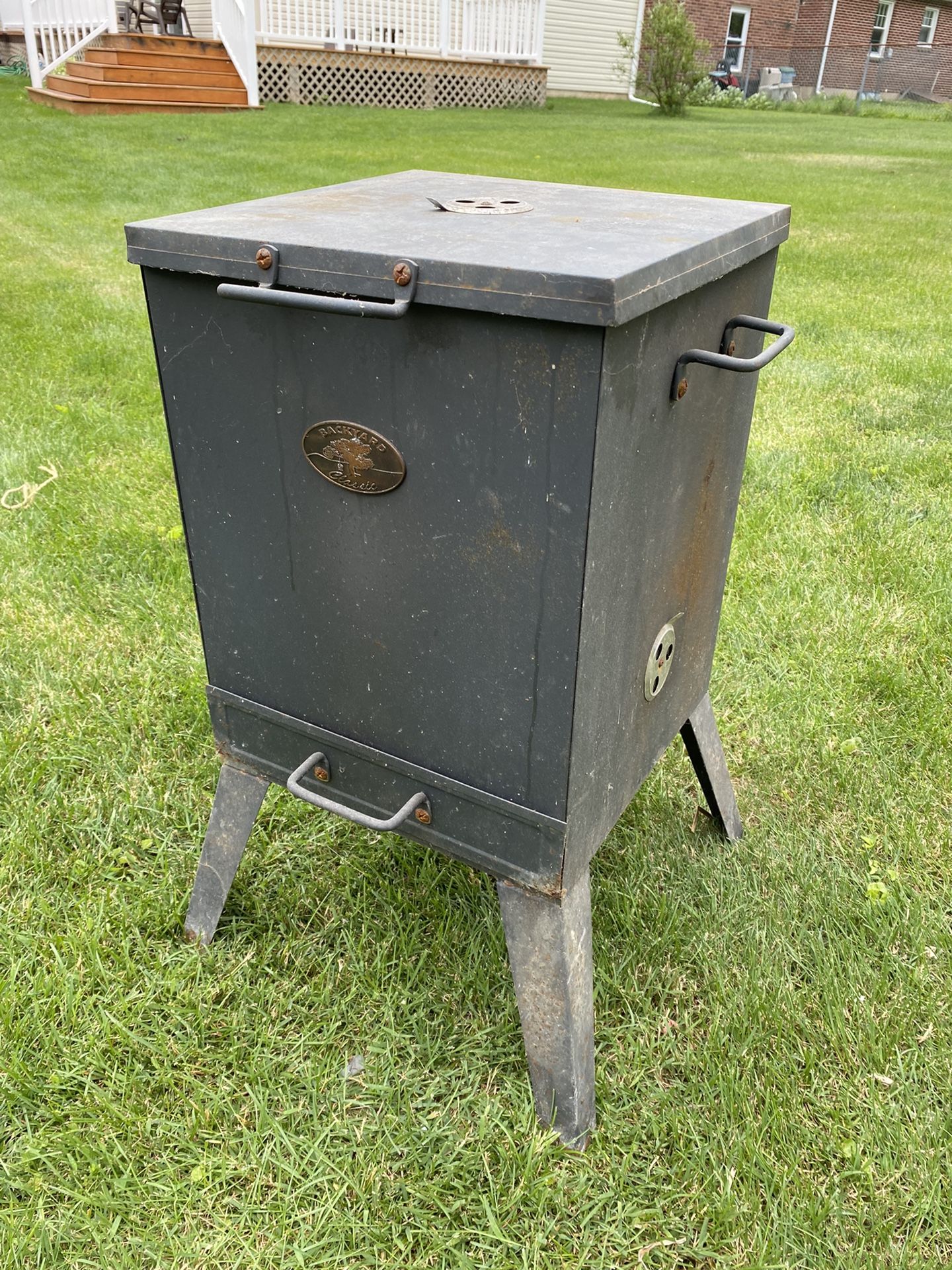 Verical Wood Smoker Backyard classic Brand