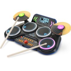 VTech Kidi Star Drum Pad, Black