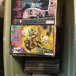 Tub Of Comic Books 