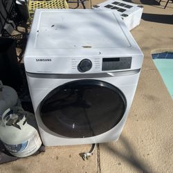 Samsung 7.5 Dryer With A Laundry Pedestal with Storage Drawer