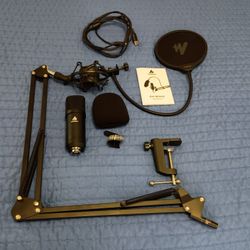 MAONO Microphone Plug & Play with Boom Arm & Filter