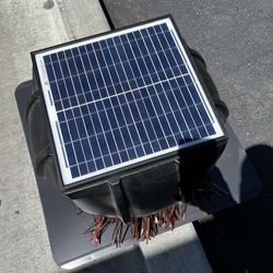 Solar Powered Fan Attic 