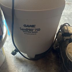 Sand Filter With Pump And Robotic Pool Cleaner 