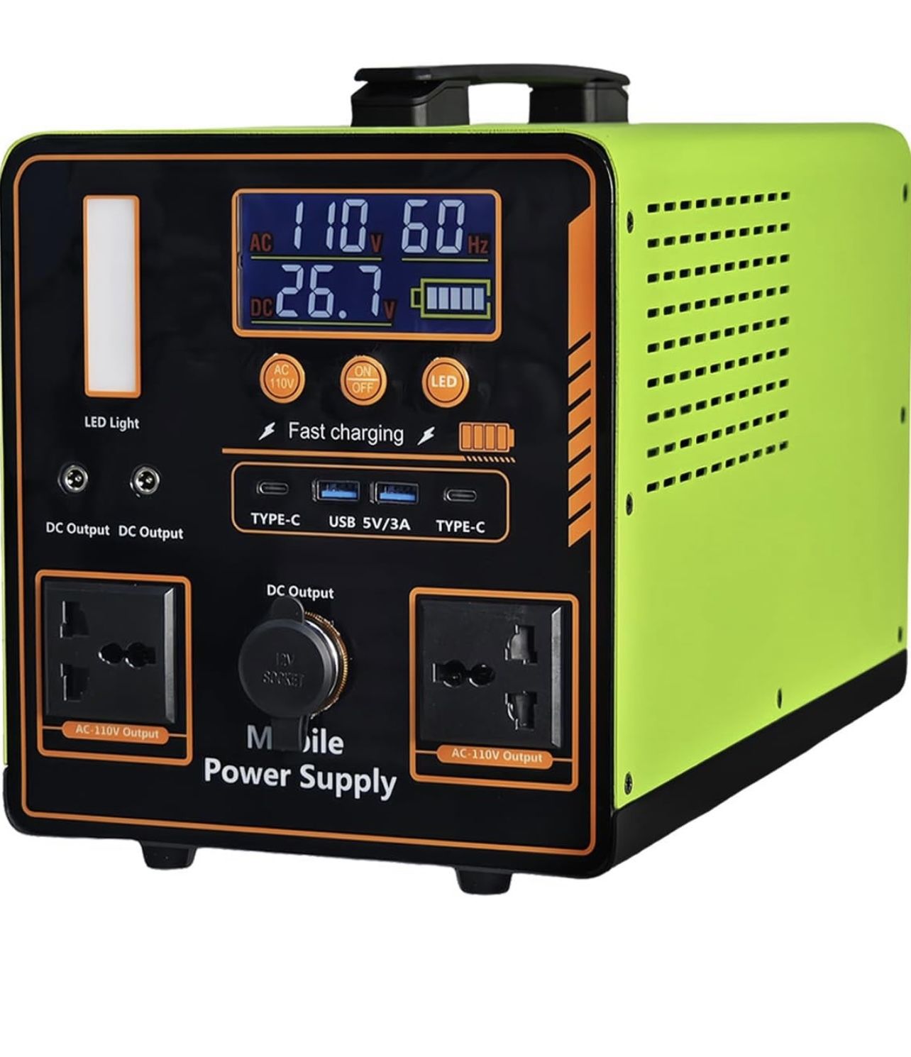 Portable Power Station, 1216Wh 1200W