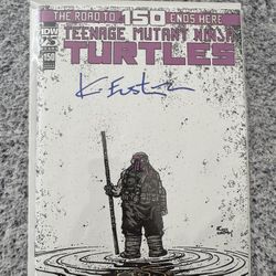 TNMT #150 Signed By Kevin Eastman