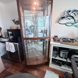 Large Curio Cabinet  FREE HAUL AWAY
