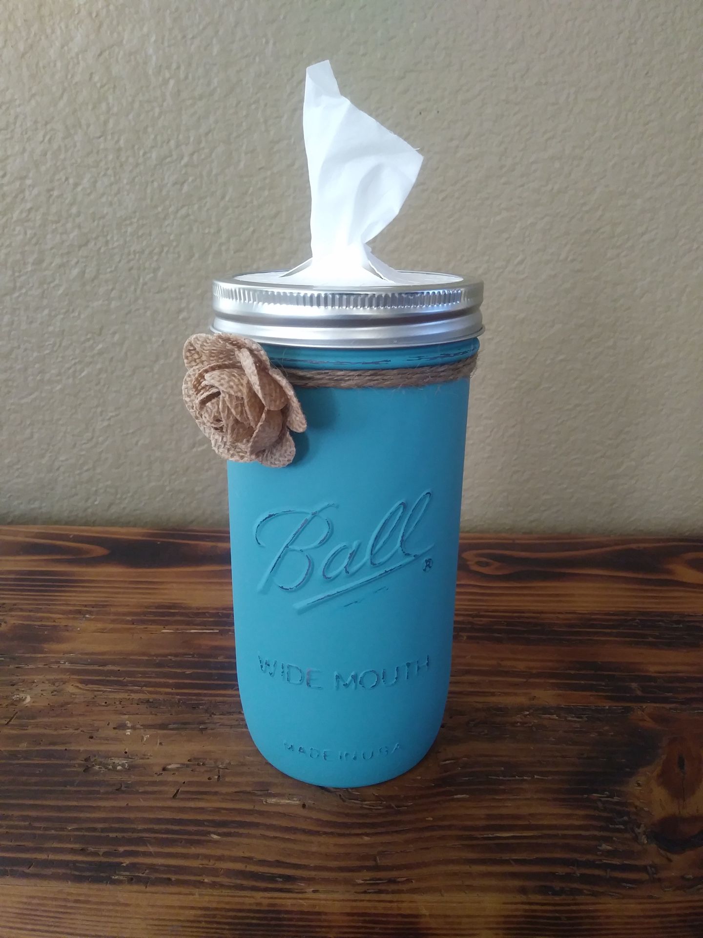 Kleenex Mason Jars