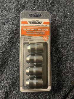 Dorman Chrome Wheel Lock Nuts 4 Pack