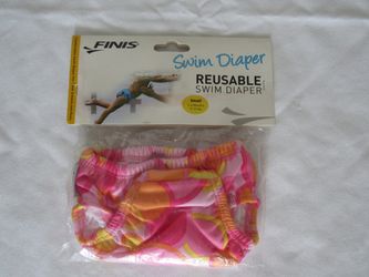 New Baby Girls 9-15lbs. Reusable Swim Diaper