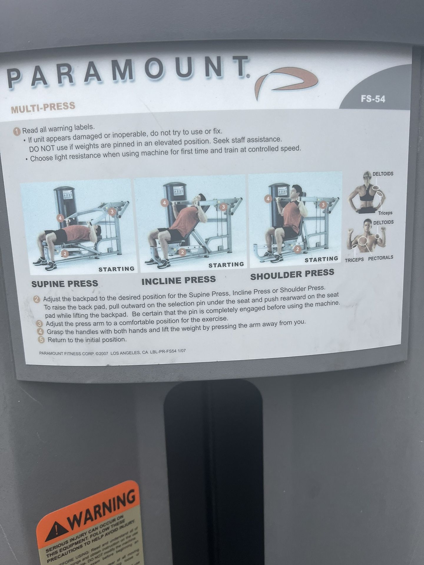 Paramount Multi Press